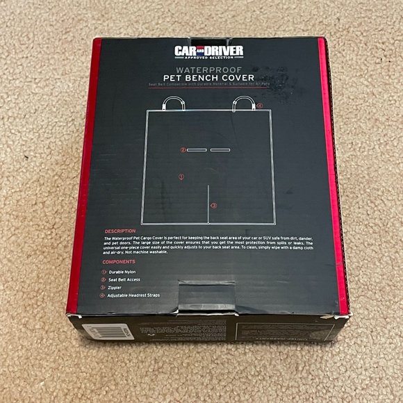 Waterproof Car Seat Cover for Dogs - Bench Seat Protector - Picture 2 of 4